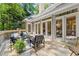 Spacious deck with outdoor furniture and natural lighting, perfect for relaxation at 3600 Goldenrod Dr, Alpharetta, GA 30005