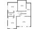 Layout of the home's basement, showing multiple basement rooms at 3600 Goldenrod Dr, Alpharetta, GA 30005