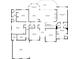 Layout of the home's first floor, showing bedrooms, kitchen, Gathering room, and primary bedroom at 3600 Goldenrod Dr, Alpharetta, GA 30005