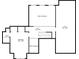 Layout of the home's second floor, showing bedroom, bath, hall, and attic at 3600 Goldenrod Dr, Alpharetta, GA 30005