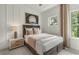 Comfortable bedroom features a large window with a view of nature at 1088 Battery Park Rd, Decatur, GA 30033