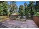 Outdoor deck area perfect for relaxation and enjoying backyard views at 992 Brian Ln, Forest Park, GA 30297