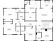 Upstairs floor plan highlighting the layout of bedrooms, bathrooms, laundry, and walk-in closet at 4048 Navajo Trl, Brookhaven, GA 30319