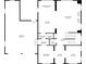 Main level floor plan featuring a kitchen, living room, dining area, office, and garage at 4048 Navajo Trl, Brookhaven, GA 30319