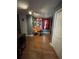 Basement with wood flooring, a Central Perk themed nook, and ample space for a versatile living area at 17 Country Walk, Cartersville, GA 30121