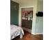 The closet is used for storage with a dresser and hanging clothes at 17 Country Walk, Cartersville, GA 30121