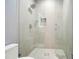 Glass-enclosed shower with modern fixtures and tile, part of a well-appointed bathroom at 2804 Skyland Ne Dr, Brookhaven, GA 30341