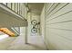 Outdoor bike storage area with a bike hung on the wall, located underneath a stairway at 539 Mcgill Park Ne Ave, Atlanta, GA 30312