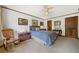 Bedroom featuring carpet floors and natural light at 12162 Mountain Laurel Dr, Roswell, GA 30075