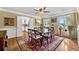 Traditional dining area with hardwood floors and natural light, perfect for entertaining at 12162 Mountain Laurel Dr, Roswell, GA 30075