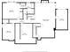 Detailed floor plan showcasing the layout of the basement, including the recreation room, utility, and bedrooms at 12162 Mountain Laurel Dr, Roswell, GA 30075
