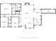 Detailed floor plan showcasing the layout of the main floor, including the living room, kitchen, and bedrooms at 12162 Mountain Laurel Dr, Roswell, GA 30075