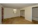 This unfinished basement space has neutral walls, a small window, and an attached bathroom at 1496 S Hairston Rd, Stone Mountain, GA 30088
