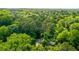 Aerial view of home nestled in a lush, mature neighborhood at 398 Baker Nw Cir, Atlanta, GA 30318