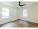 Bedroom featuring vinyl floors, natural light and ceiling fan at 398 Baker Nw Cir, Atlanta, GA 30318