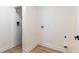 Laundry room features hookups for washer and dryer at 398 Baker Nw Cir, Atlanta, GA 30318