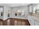 Bright breakfast nook offers a view of the backyard with lots of natural light at 431 La Perla Dr, Sugar Hill, GA 30518