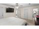 Spacious main bedroom with en suite bathroom and large window for natural light at 618 Nw Summerville Dr, Lawrenceville, GA 30046