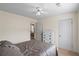 Bedroom featuring carpet and a window with blinds at 618 Summerville Dr, Lawrenceville, GA 30046