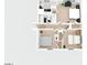 Detailed top-down view of the third floor, showcasing bedroom, bathroom, and living spaces at 618 Summerville Dr, Lawrenceville, GA 30046