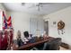Spacious office offers great lighting, a large desk, and carpet flooring at 618 Summerville Dr, Lawrenceville, GA 30046