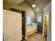 Bathroom features a soaking tub and step-in shower at 108 Northcutt Station Pl, Acworth, GA 30101