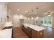 Modern kitchen with stainless steel appliances and hardwood floors at 512 Winston Croft Cir # 56, Johns Creek, GA 30022