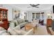 Comfortable living room with neutral colors, fireplace, and bay window at 435 Grenock Cir, Atlanta, GA 30328