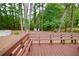 View of the backyard from the deck at 537 Eastside Dr, Dacula, GA 30019