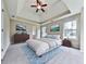 Well-appointed bedroom featuring a bed, dresser, and matching nightstands at 114 Saddle Wood Dr, Dallas, GA 30157
