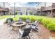 Cozy outdoor fire pit with ample seating, perfect for community gatherings at 3133 Quinn Pl, Atlanta, GA 30341