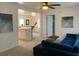 Cozy living room with contemporary decor and an open layout at 106 E Wade St, Oxford, GA 30054