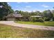 Exterior front view of the single-story home with a driveway and lush green lawn on a sunny day at 2026 Mcdaniel Mill Sw Rd, Conyers, GA 30094