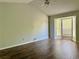 Spacious living room featuring wood floors and lots of natural lighting at 5105 N Bridges Dr, Alpharetta, GA 30022