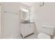 Bathroom with a modern vessel sink and a tile floor at 1416 Oakridge Cir, Decatur, GA 30033