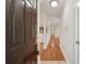 Inviting foyer featuring hardwood floors and neutral paint at 1416 Oakridge Cir, Decatur, GA 30033