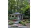 Gazebo nestled within lush greenery, offering a serene and shaded retreat within the community at 1416 Oakridge Cir, Decatur, GA 30033
