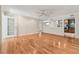 Bright living room featuring hardwood floors, lots of natural light, and an open floor plan at 1416 Oakridge Cir, Decatur, GA 30033