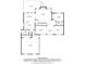 Detailed floor plan showcasing the layout of this spacious 4388 sq ft home at 1304 Carrington Way, Lawrenceville, GA 30044