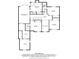 Second floor plan showcasing layout of primary bedroom, bathroom, and additional bedrooms at 1304 Carrington Way, Lawrenceville, GA 30044