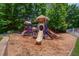A view of the community playground with slides, climbing areas and mature shade trees at 1304 Carrington Way, Lawrenceville, GA 30044