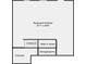 Basement floorplan featuring a finished basement, full bath, storage pantry, and walk in closet at 3836 Saddle Hill Way, Douglasville, GA 30135