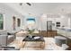 Bright living and dining area featuring an open floor plan and modern finishes, virtually staged at 240 Walker Ave, Roswell, GA 30076