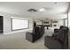 Recreation room with theater seating, pool table, and movie screen at 3740 Lake Enclave Way, Atlanta, GA 30349