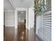 Welcoming home entryway featuring hardwood floors and a view into the living spaces at 4204 Hardy Ave, Smyrna, GA 30082