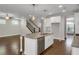 Bright kitchen featuring granite countertops, stainless steel appliances and hardwood floors at 4204 Hardy Ave, Smyrna, GA 30082
