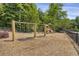 Well-maintained community playground with swings and slide set in a wooded area at 4204 Hardy Ave, Smyrna, GA 30082