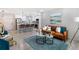 Inviting living room open to modern kitchen, featuring stylish decor and comfortable seating at 1770 Atherton Dr, Decatur, GA 30035