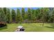 A beautiful backyard with a gazebo and mature trees, providing ample shade and privacy at 3076 Harris Mill Ct, Duluth, GA 30096