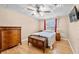 Cozy bedroom with hardwood floors and ample natural light at 3076 Harris Mill Ct, Duluth, GA 30096